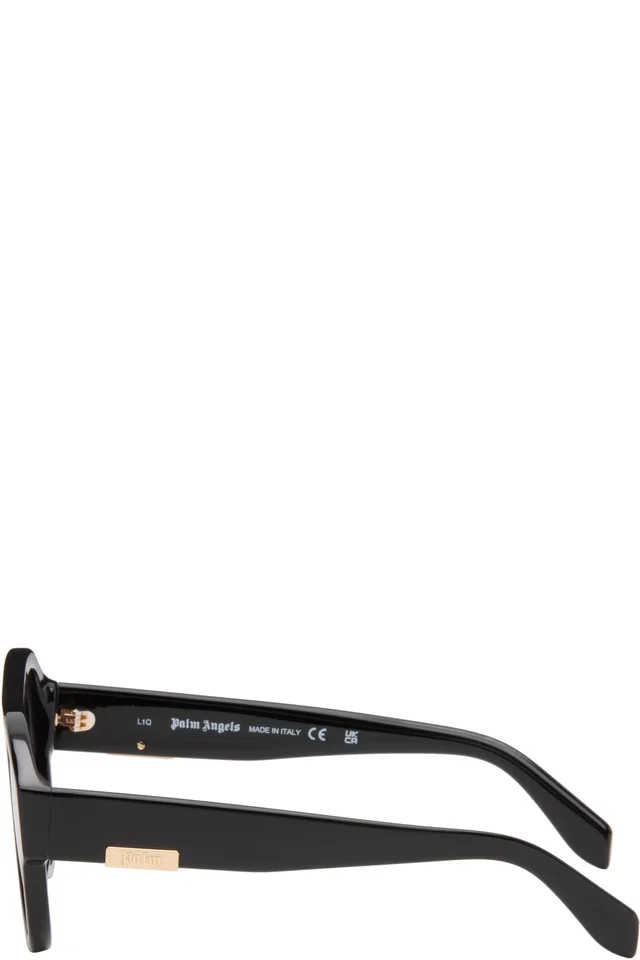 Palm Angels Black Bucks Sunglasses, photo 3 of 4 from SSENSE