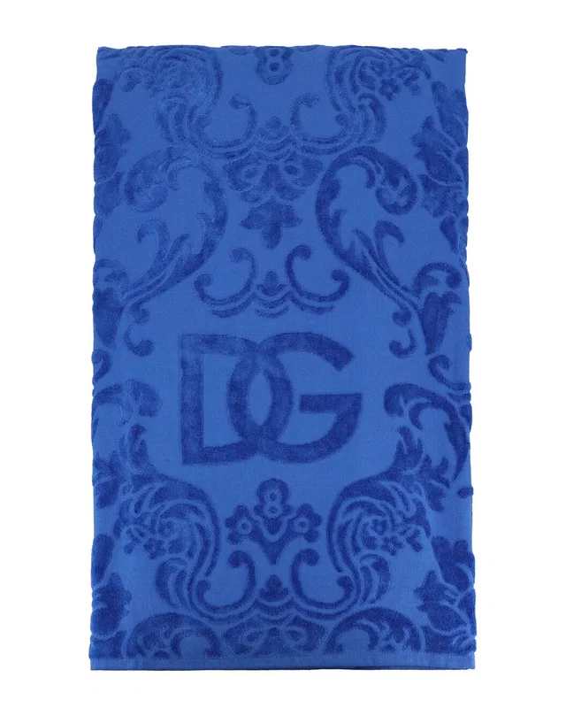 Dolce & Gabbana Cotton Terry Jacquard Beach Towel, image 1 of 1 from Gilt