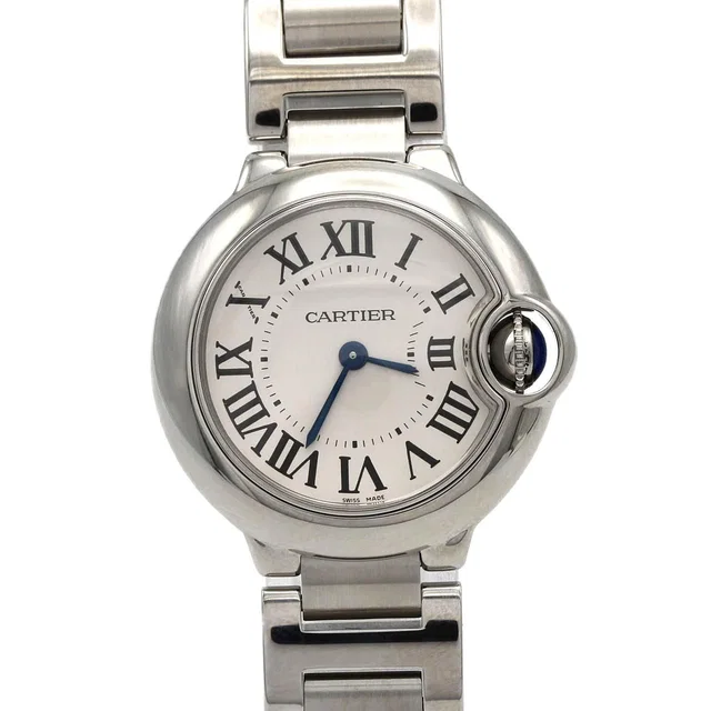 Cartier Ballon Bleu SM Quartz Watch in Blue from The Reluxe