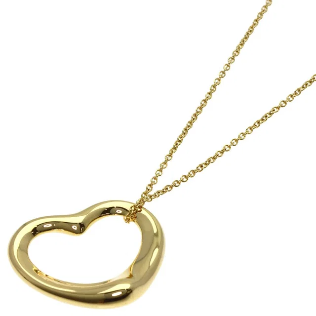 Tiffany & Co. Open Heart Necklace 18K Yellow Gold in Yellow from The Reluxe