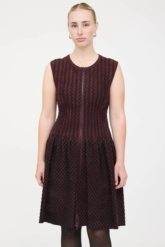 Alaïa Fleece Zip Dress from VSP Consignment