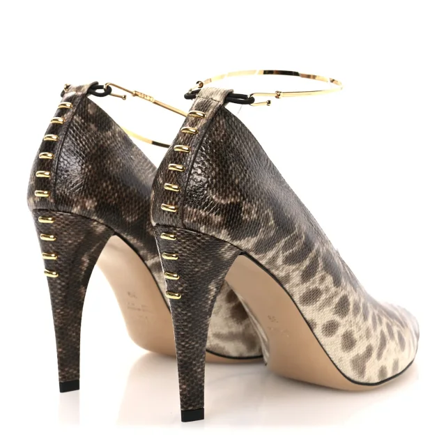 Fendi Vitello Karung Effect Filo Pumps 39 Beige in Beige from FASHIONPHILE, photo 5 of 11