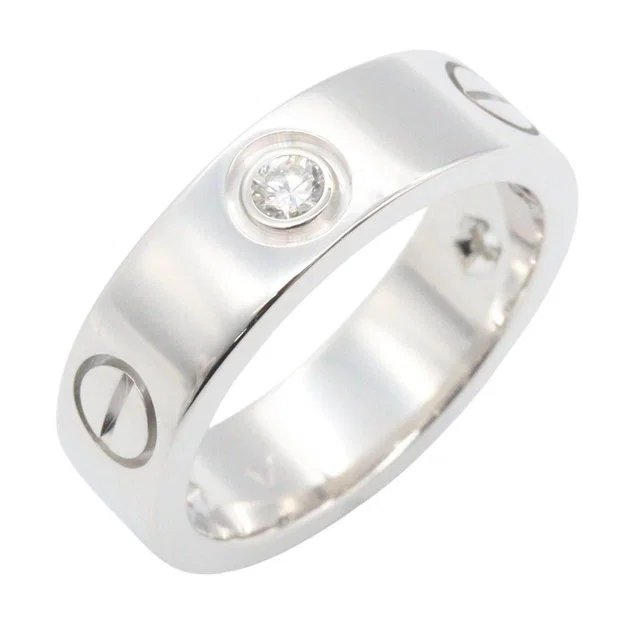 Cartier Love K18WG Diamond Ring Size 51 from LuxUness