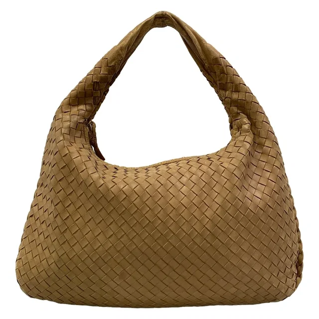 Bottega Veneta Handbag Intrecciato Brown Leather in Brown Woven leather from The Reluxe