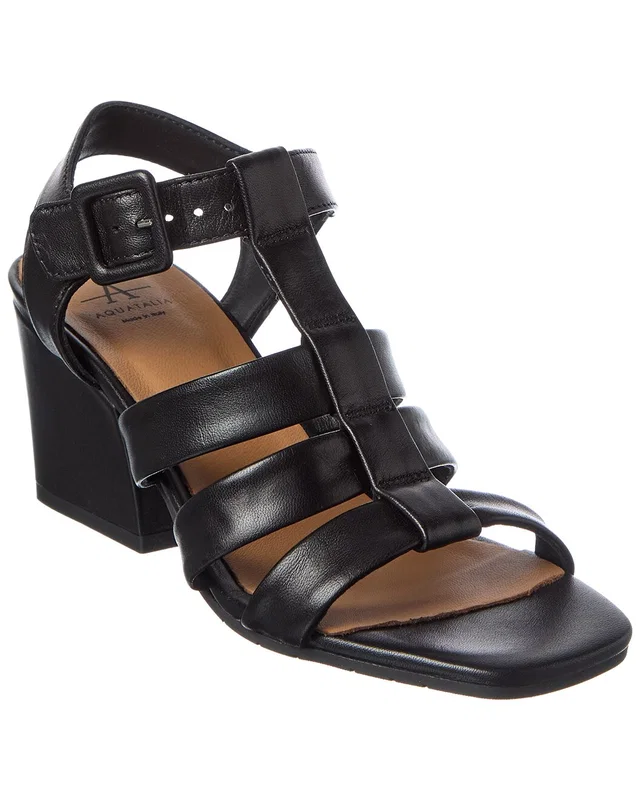 Aquatalia Rebecka Waterproof Leather Sandal, image 1 of 1 from Rue La La
