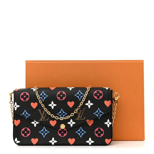 Louis Vuitton Game On Felicie Chain Wallet Black in Black from FASHIONPHILE, photo 3 of 3