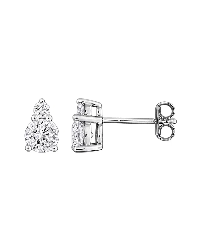 Created Forever Silver 0.90 ct. tw. Lab-Grown Diamond Stud Earrings, image 1 of 1 from Rue La La