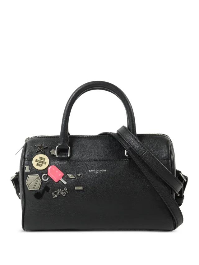 Saint Laurent Pre-Owned Baby Duffle two-way Handbag | Black | FARFETCH in Black Calfskin from Farfetch