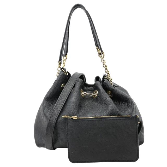 Louis Vuitton Bundle Monogram Empreinte Leather Shoulder Bag Black in Black Leather from Dallas Designer Handbags