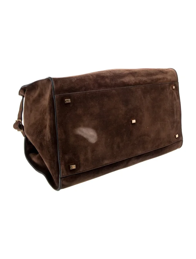 The Row Margaux 17 in brown|red Suede from The RealReal, photo 5 of 6
