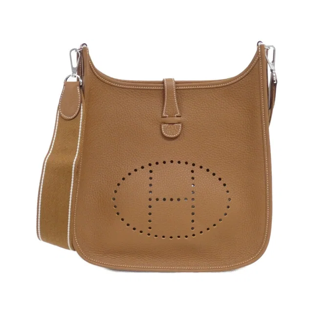 Hermès Sellier Bicolor Evelyne 3 PM Shoulder Bag in Clemence leather from The Reluxe