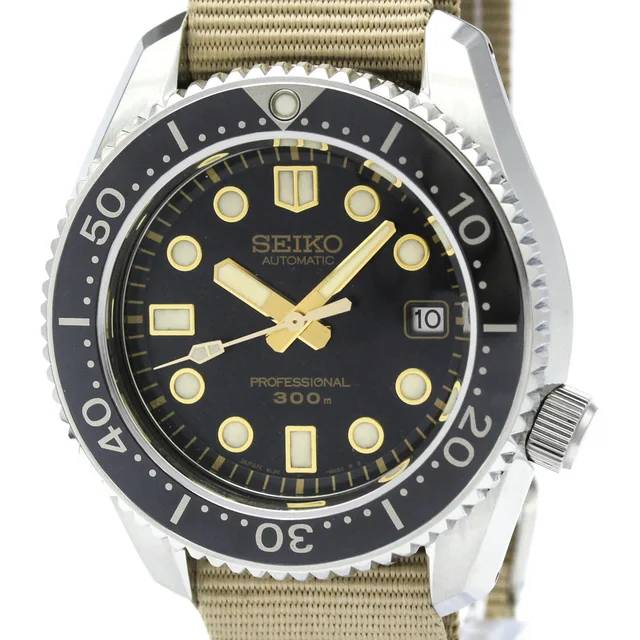 Seiko Professional Historical Collection Automatic Watch SBDX003(8L35-0020) Polished in Black Nylon from Elady