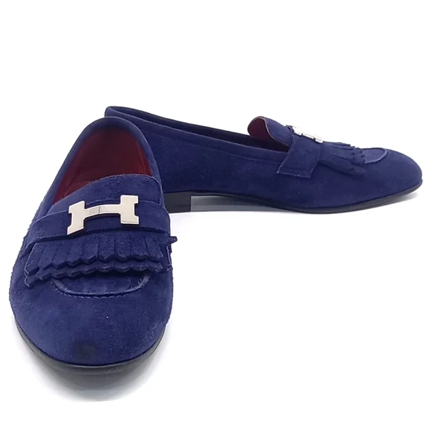 HERMÈS suede royal loafer from GUGUS