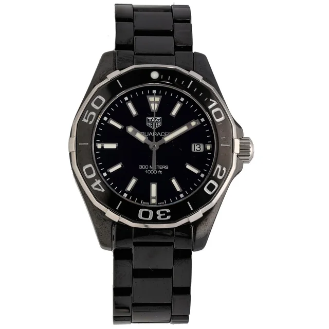TAG Heuer Aquaracer WAY1390 35mm Ceramic Watch in Ceramic from H&T