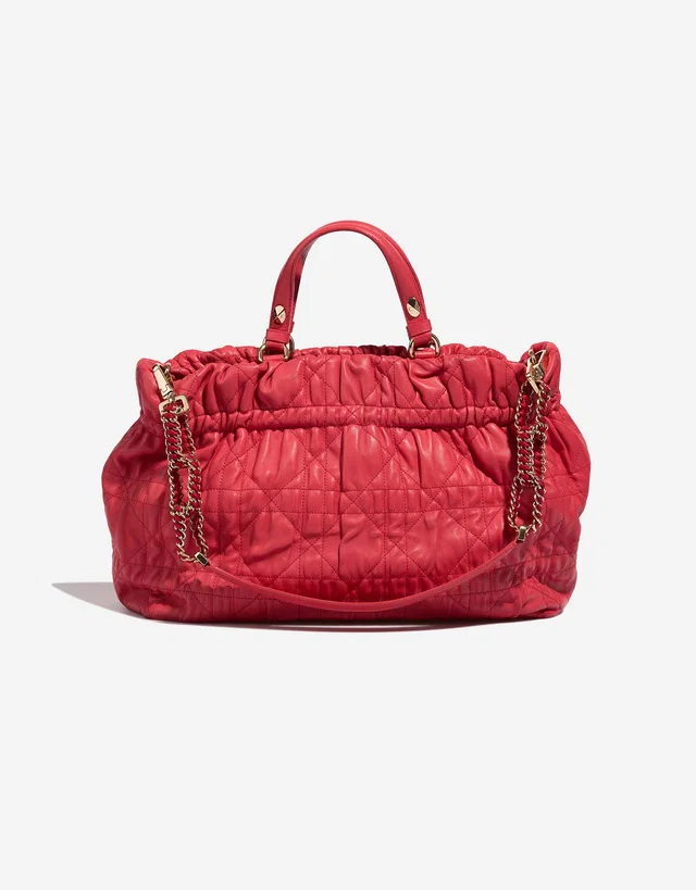 Dior Shopper Medium Lamb Red in Red Lambskin from SACLÀB