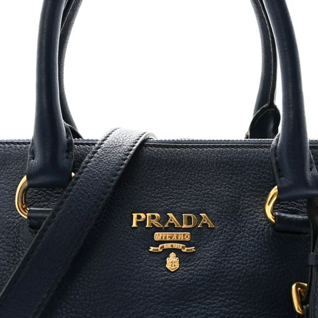 Prada Vitello Phenix Bauletto Baltico in Calfskin from FASHIONPHILE, photo 8 of 10