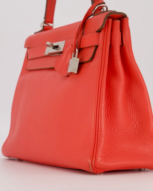 Hermès Kelly 28 Retourne Bag in Pink Togo leather from Sellier, photo 11 of 20