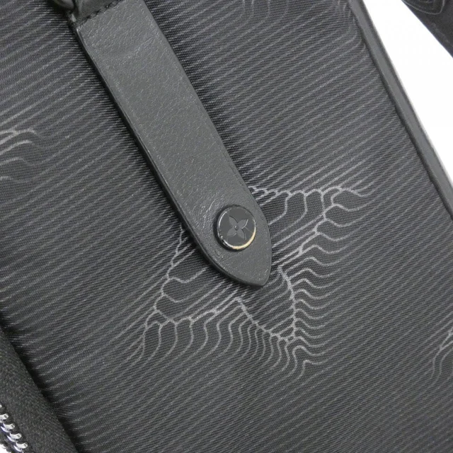 LOUIS VUITTON 2054 Double Phone Pouch M80141 Shoulder Bag in BLACK / BLACK metal fittings Nylon from KOMEHYO, photo 6 of 10
