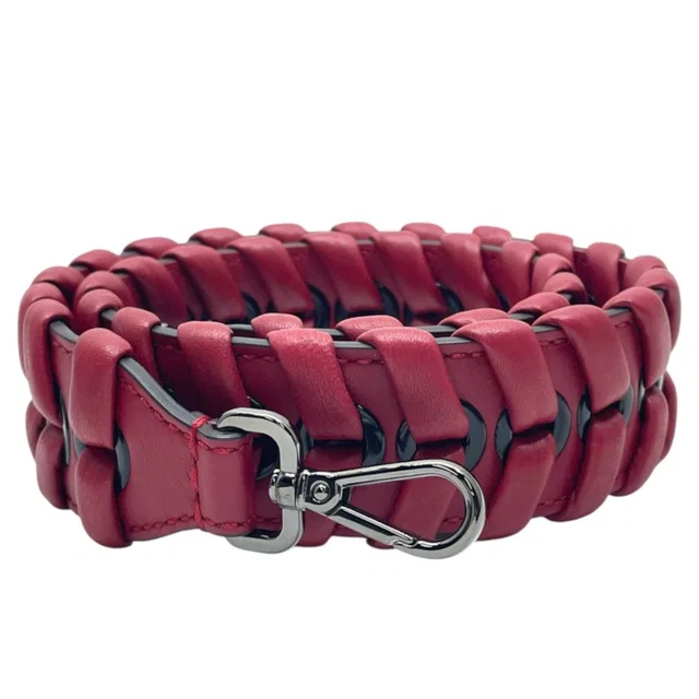 Fendi Strap You Shoulder Leather Metal Red Lightweight Cross in Red Leather from The Reluxe