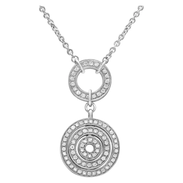 Bvlgari Astrale Cerchi necklace in White White Gold from Gray And Sons