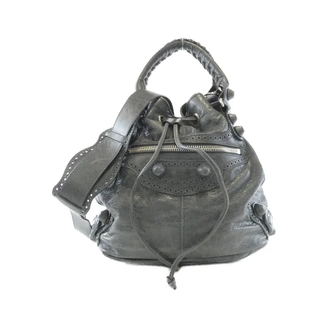 Balenciaga Giant Pom Cover de Bag in Leather from The Reluxe