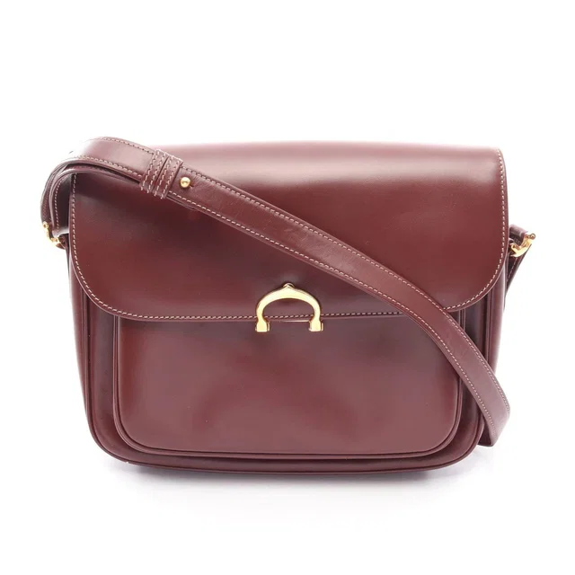 Cartier Must Line Leather Shoulder Bag in Leather from LuxUness