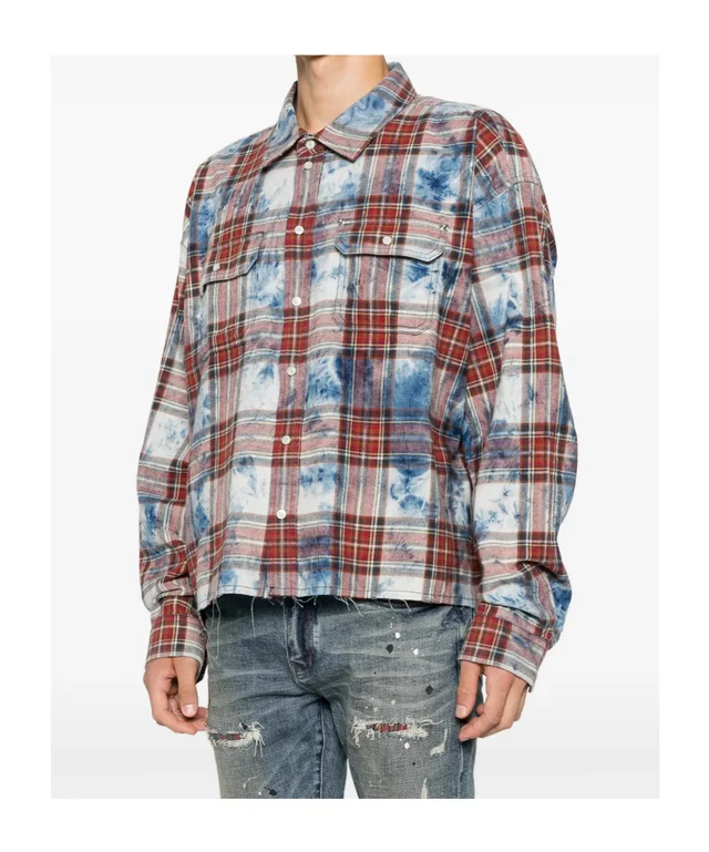 PURPLE BRAND Check Print Shirt, photo 5 of 7 from SENSER