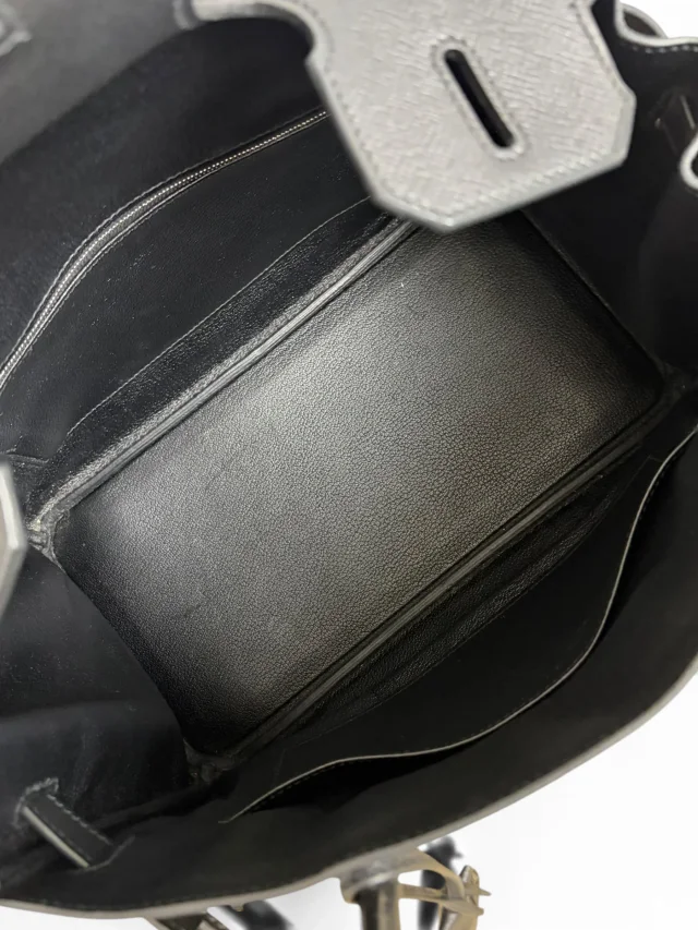 Hermès Black Epsom Birkin 30 PHW in Black Epsom leather from Season 2 Consign, photo 11 of 12