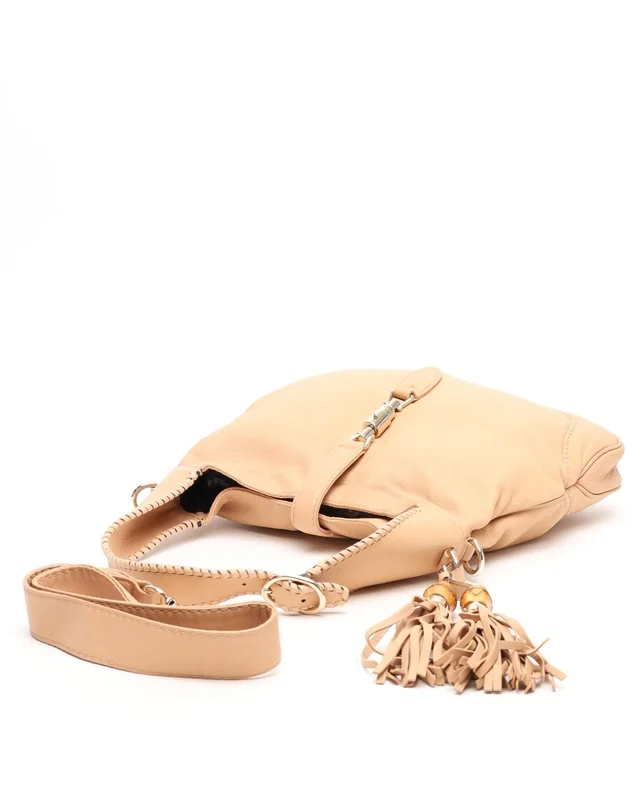 Gucci New Jackie Tassel Bamboo Bag in Leather from A Retro Tale, photo 4 of 10