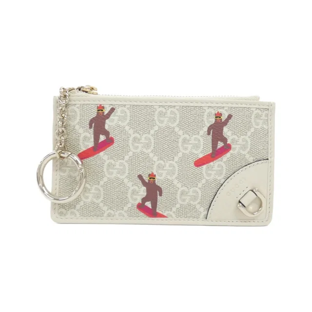 Gucci Coin & Key Case Key Holder in Coated canvas from The Reluxe