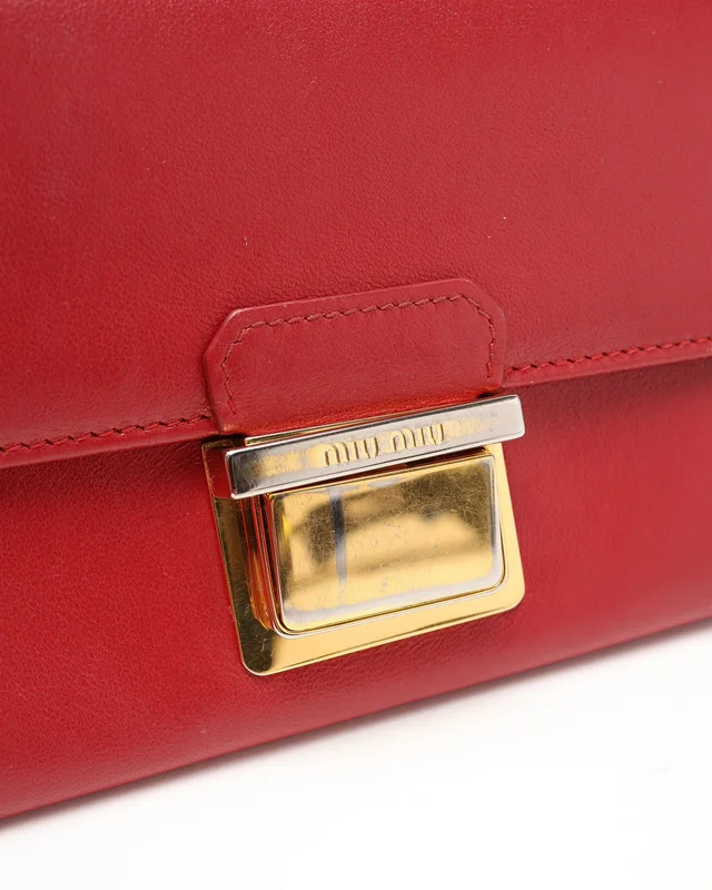 Miu Miu Leather Clutch Bag in Leather from A Retro Tale, photo 3 of 5