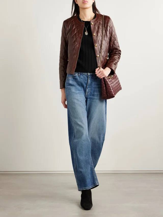 NILI LOTAN Alise ribbed merino wool and cashmere-blend sweater in Black, photo 2 of 2 from NET-A-PORTER (Canada)
