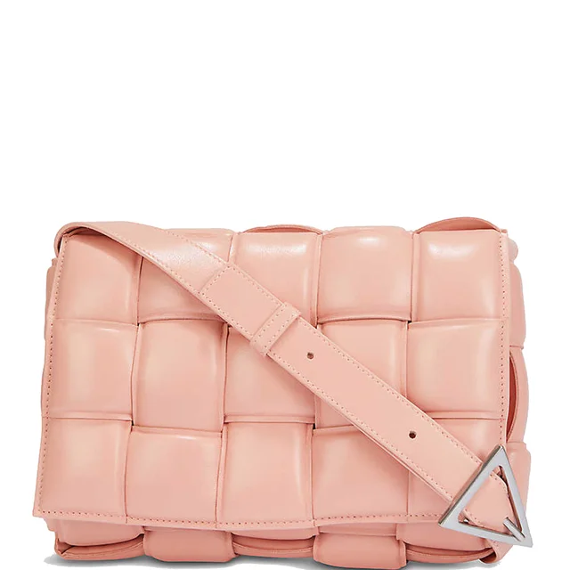 Bottega Veneta Padded Cassette, Peachy/Silver from Cultstatus, photo 1 of 1