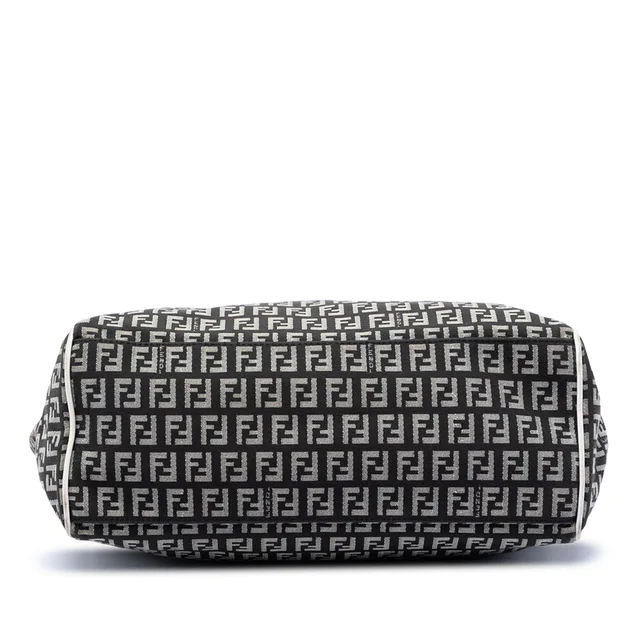 Black Fendi Zucchino Canvas Tote in Black Canvas from Designer Revival, photo 2 of 2