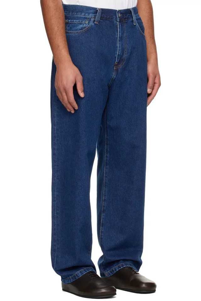 Carhartt Work In Progress Blue Landon Jeans, photo 2 of 4 from SSENSE