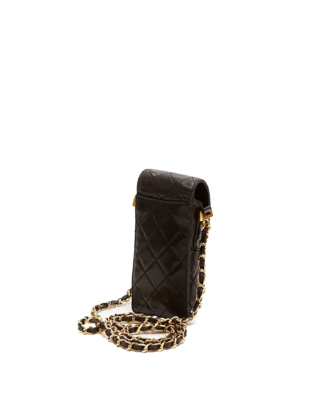 Chanel Classic Phone Holder Crossbody Bag in Lambskin from A Retro Tale, photo 3 of 9