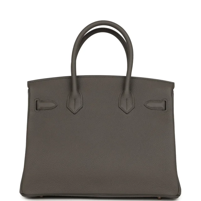 Hermès Birkin 30 Etain Togo Rose Gold Hardware in Grey Togo from Madison Avenue Couture, photo 1 of 1