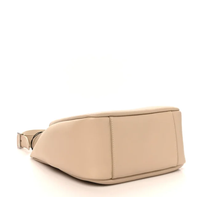 Saint Laurent Smooth Calfskin Small Le 5 A 7 Soft Hobo Sea Salt in Calfskin from FASHIONPHILE, photo 4 of 9
