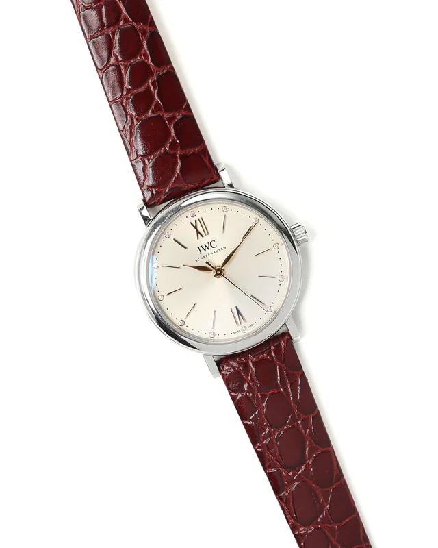 IWC Portofino 34mm Watch in Crocodile from A Retro Tale