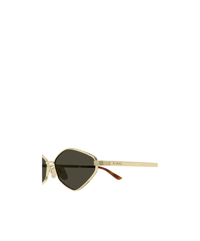 Gucci Eyewear Geometric Frame Sunglasses, photo 3 of 4 from SENSER