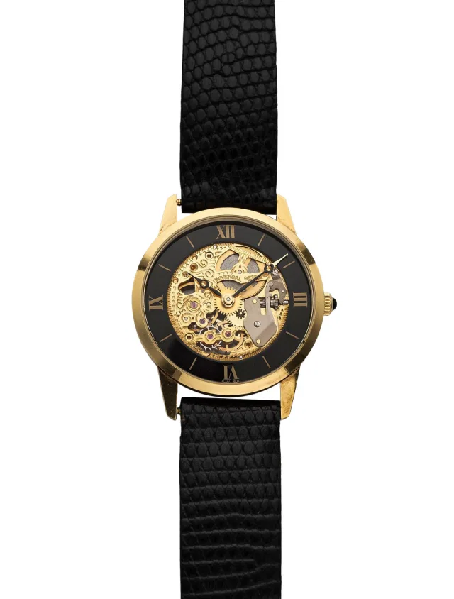 Universal Genève Franklin Mint Skeleton Watch in multicolor Lizard from The RealReal