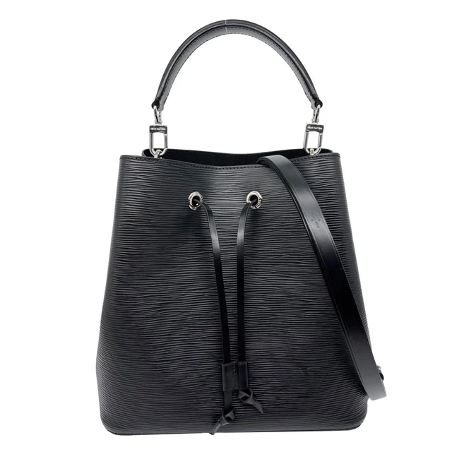 Louis Vuitton NeoNoe MM Epi Leather Shoulder Bag Black in Black Leather from Dallas Designer Handbags