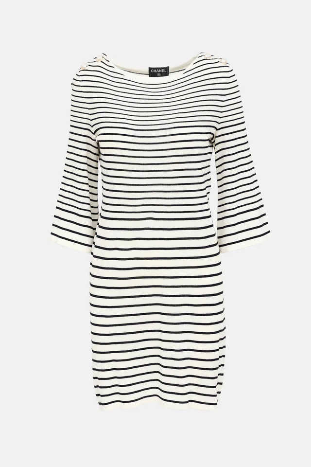 Chanel 2017 Striped Dress from VSP Consignment