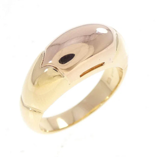 Bvlgari Celtaea Au750 Pink Gold Au750 Yellow Gold Ring Size 14 in Pink from LuxUness