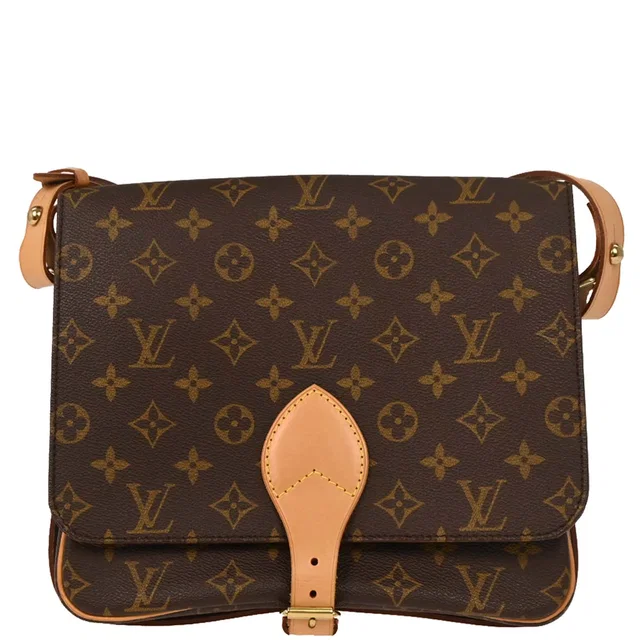 Louis Vuitton Monogram Cartouchiere GM Shoulder Bag M51252 in Coated canvas from AMORE Vintage Tokyo