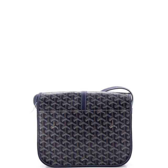Goyard Belvedere II Messenger Bag Coated Canvas MM in blue Coated canvas from Rebag, photo 3 of 6