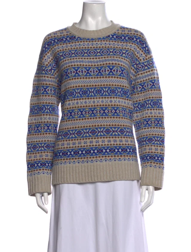 Stella McCartney 2017 Virgin Wool Sweater in blue Wool from The RealReal