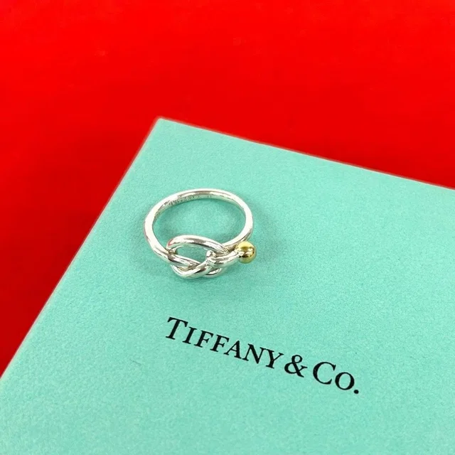Tiffany & Co. Love Knot Ring 18K Silver Yellow Gold in Yellow from The Reluxe