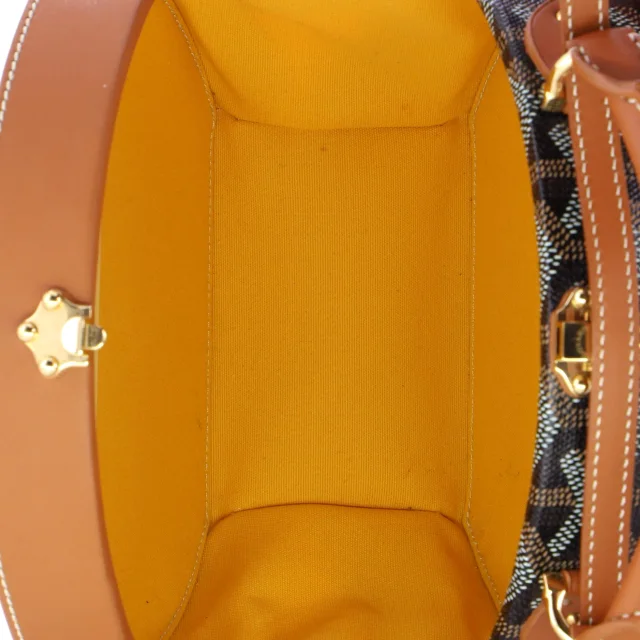 Goyard Alto Hatbox Bag Coated Canvas in brown|red Coated canvas from Rebag, photo 5 of 6