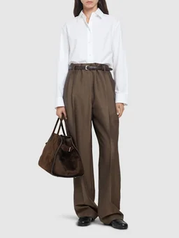 The Row Oversized shirt with classic collar in 100% Cotton, photo 2 of 5 from LUISAVIAROMA